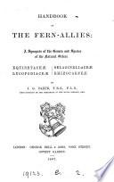 Handbook of the fern-allies