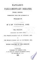 Hansard's Parliamentary Debates