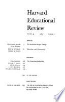Harvard Educational Review