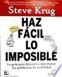 Haz facil lo imposible / Rocket Surgery Made Easy