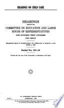 Hearings on Child Care