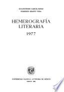 Hemerografía literaria