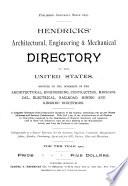 Hendricks' Commercial Register of the United States for Buyers and Sellers
