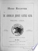 Herd Register of the American Jersey Cattle Club