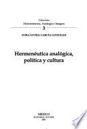 Hermeneutica analogica, politica y cultura