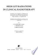 High LET Radiations in Clinical Radiotherapy