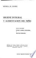 Higiene integral y alimentación del niño