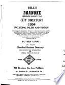 Hill's Roanoke, Va. City Directory