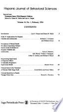 Hispanic Journal of Behavioral Sciences