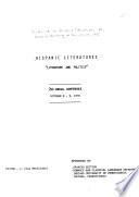 Hispanic Literatures