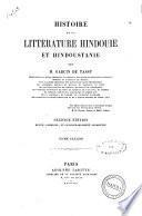 Histoire de la litterature hindouie et et hindoustanie par Garcin De Tassy