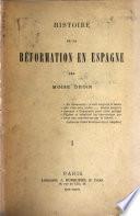 Histoire de la réformation en Espagne