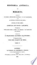 Historia antigua de Megico [sic]