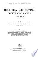 Historia argentina contemporánea