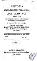Historia civil, política y religiosa de Pio VI