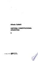 Historia constitucional argentina