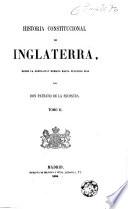 Historia constitucional de Inglaterra