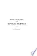 Historia constitucional de la República Argentina