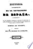 Historia contemporanea de la revolucion de España