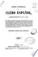 Historia contemporánea del clero español