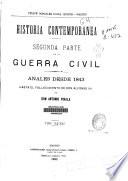 Historia contemporánea