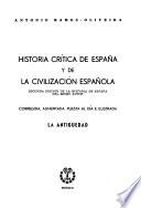 Historia crítica de España y de la civilización española