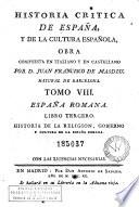Historia critica de España y de la cultura española, 8