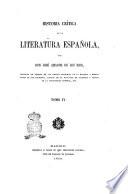 Historia crítica de la literatura española par don José Amador de Los Rios