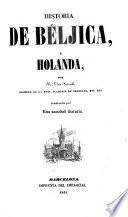 Historia de Béljica y Holanda