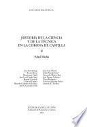 Historia de la ciencia y de la técnica en la Corona de Castilla