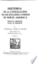 Historia de la civilización de los Estados Unidos de Norte América