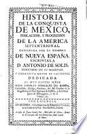 Historia de la conquista de Mexico