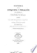 Historia de la conquista y población de la provincia de Venezuela