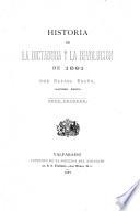 Historia de la dictadura y de la revolución de 1891