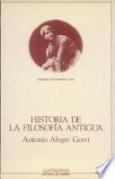 Historia de la filosofía antigua