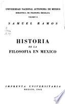 Historia de la filosofía en México
