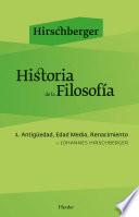 Historia de la filosofía I
