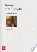 Historia de la filosofía