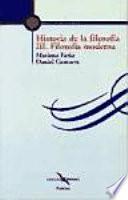 Historia de la filosofía III