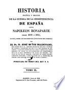 Historia De La Guerra De La Independencia de Espana