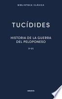 Historia de la guerra del Peloponeso. Libros V-VI