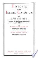 Historia de la Iglesia Católica: Edad moderna: la época del absolutismo monárquico, 1648-1814