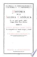 Historia de la iglesia Católica en sus cuarto grandes edades: Edad media (800-1303)