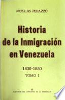 Historia de la inmigración en Venezuela