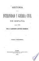 Historia de la interinidad y guerra civil de España desde 1868