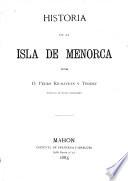 Historia de la isla de Menorca