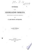 Historia de la legislación romana
