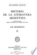 Historia de la literatura argentina