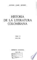 Historia de la literatura colombiana