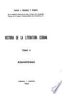 Historia de la literatura cubana: Romanticismo
